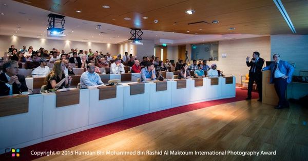 Lecture on "Intermational competitions" from Riccardo Busi (President of FIAP) and Manolis Metzakis (President of UPI) in HIPA, Dubai.