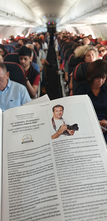Interview in Turkish Airlines "Skylife" magazine about the Skylife International Photographic Contest I was member of the jury!!!