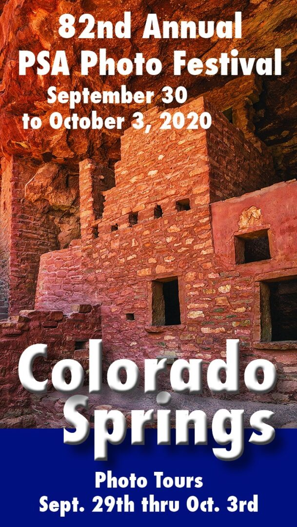 Invitation from PSA to give a speech and a presentation in the next PSA 2020 Photo Festival in Colorando Springs regarding the drones, with the title: "As Seen From Above: The Art of Drone Photrography"!